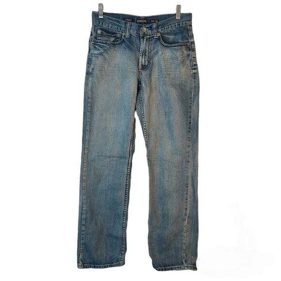 Helix Men's Jeans Size 29x30 Medium Wash Relaxed Fit Straight Leg - Picture 1 of 16